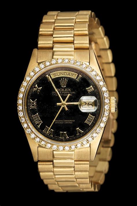 rolex president diamond bezel blue face|rolex baguette diamond bezel.